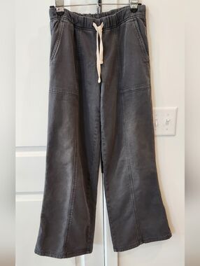 aerie gray casual drawstring pants